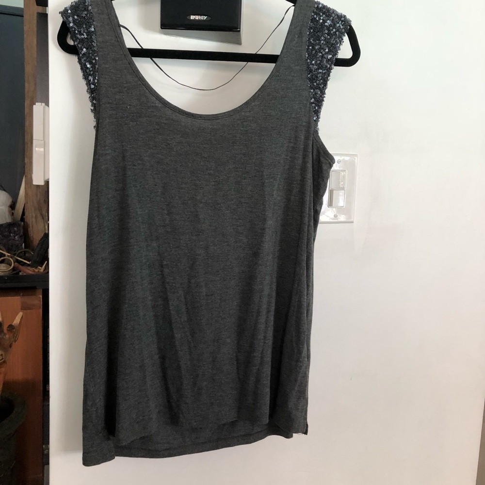 New Zara sequin shoulder tank top!!!